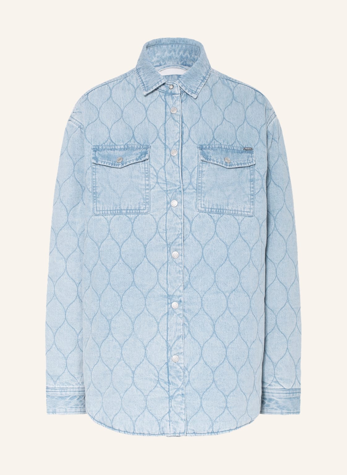 Image of Pepe Jeans Jeans-Overshirt Railey blau