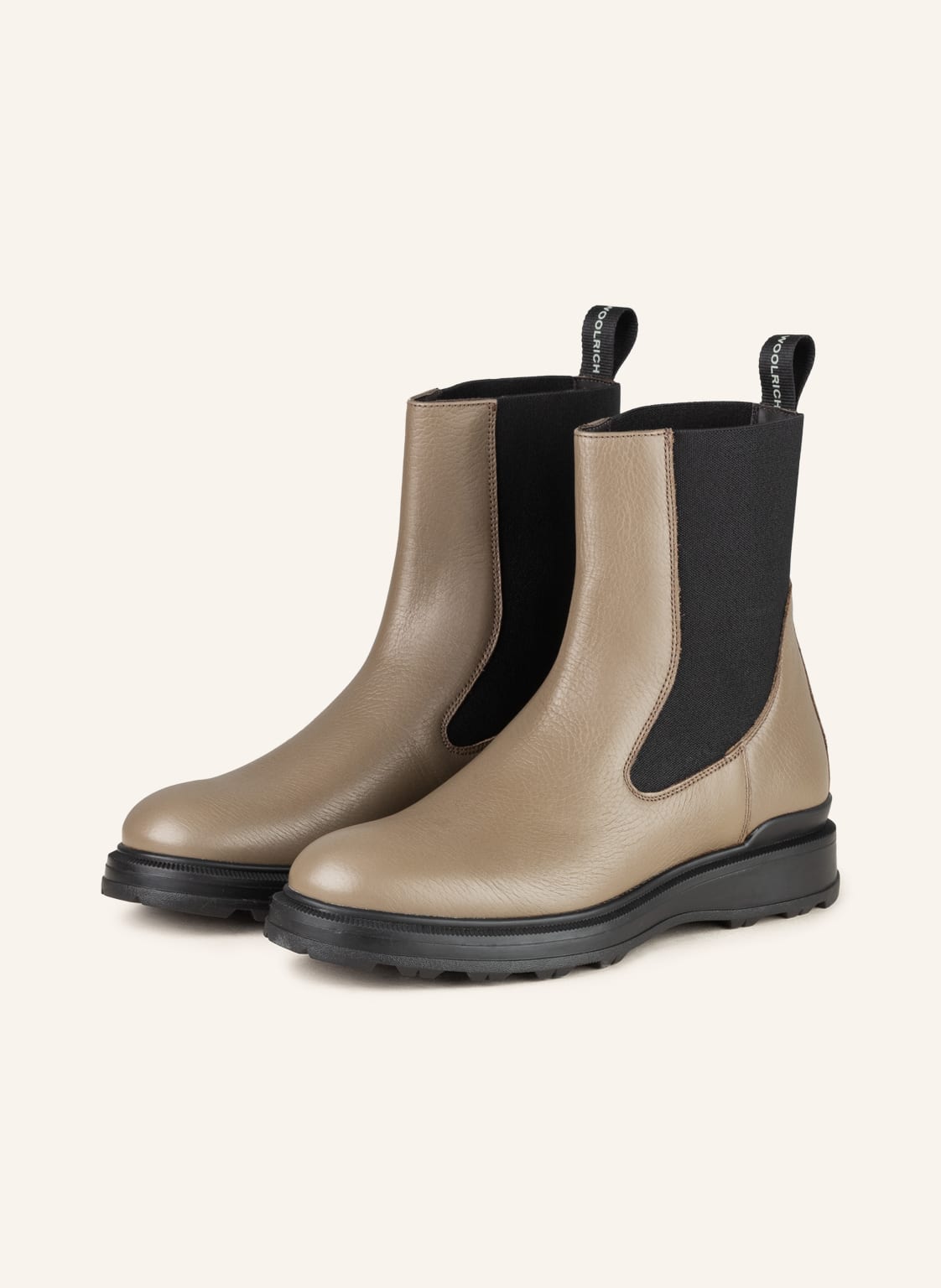 Image of Woolrich Chelsea-Boots beige