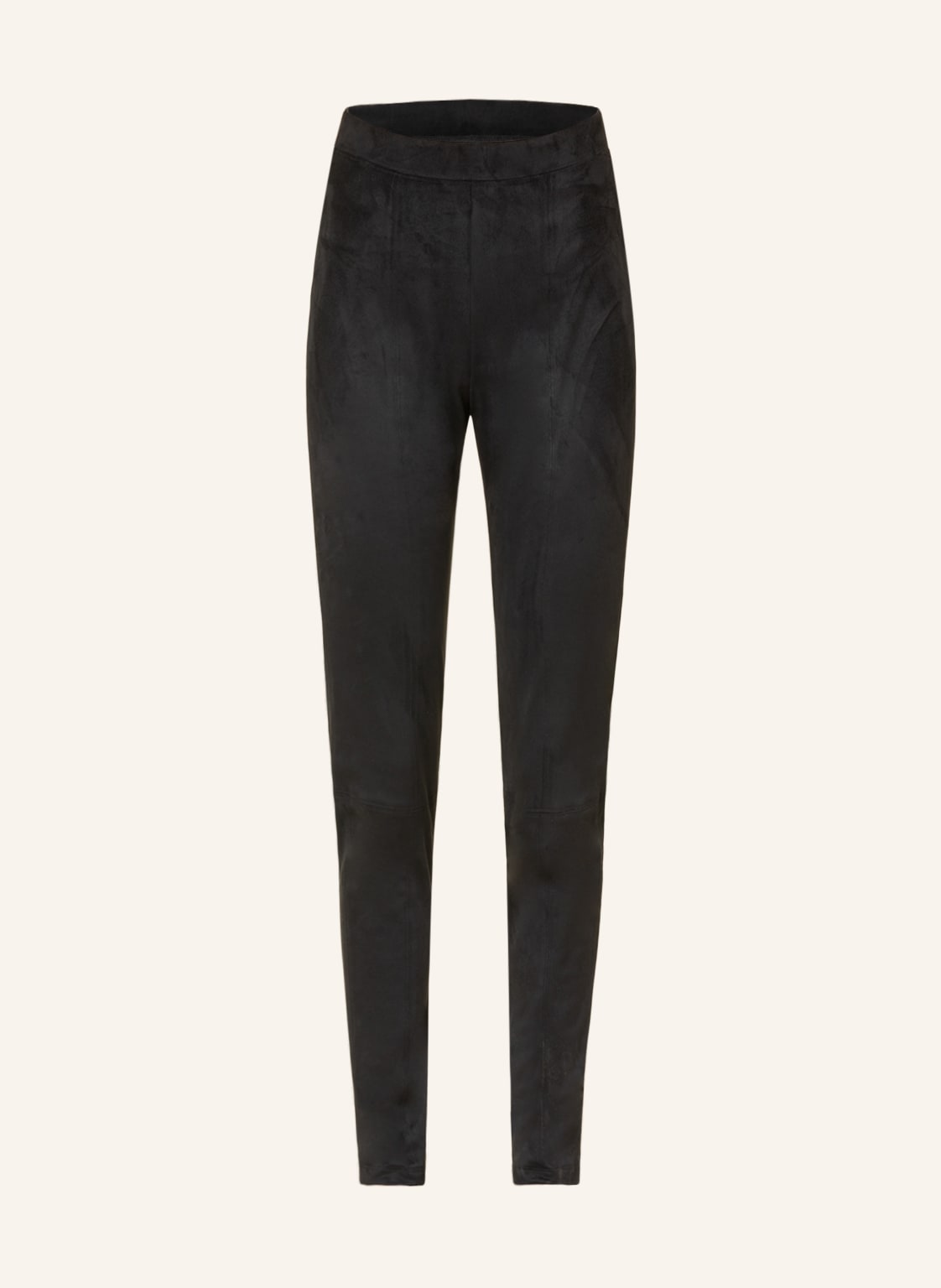 Image of Maxmara Leisure Leggings Brera In Lederoptik schwarz