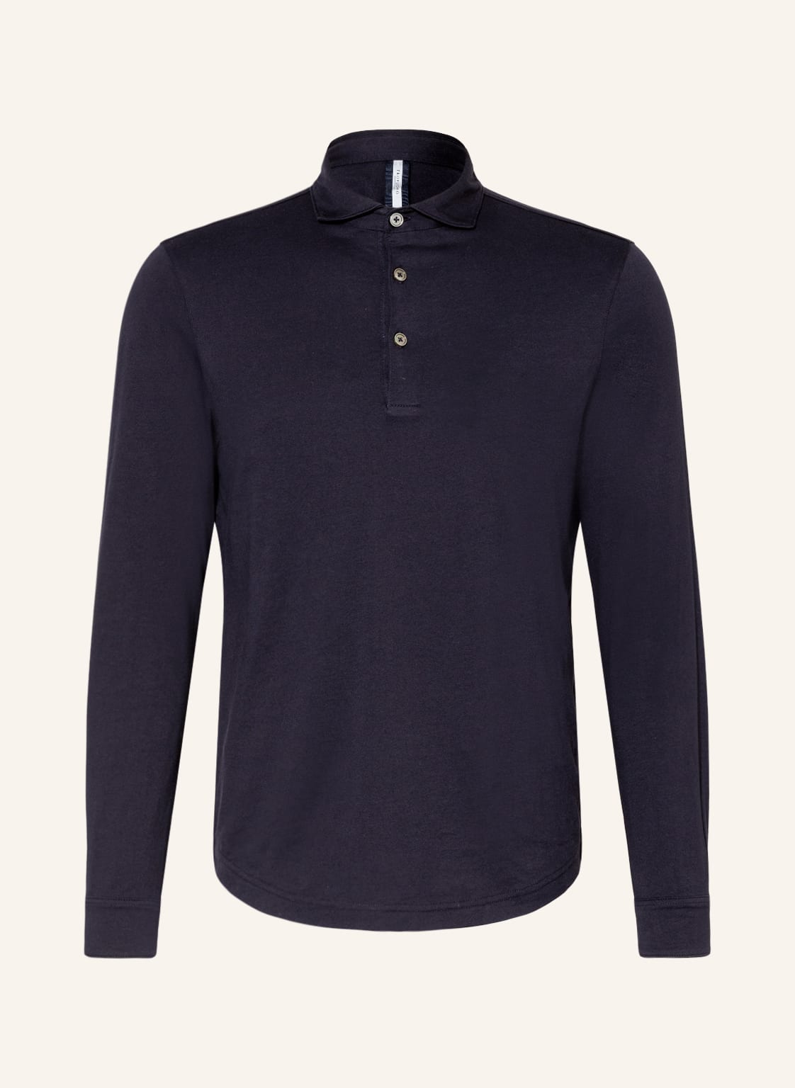 Image of Profuomo Jersey-Poloshirt blau