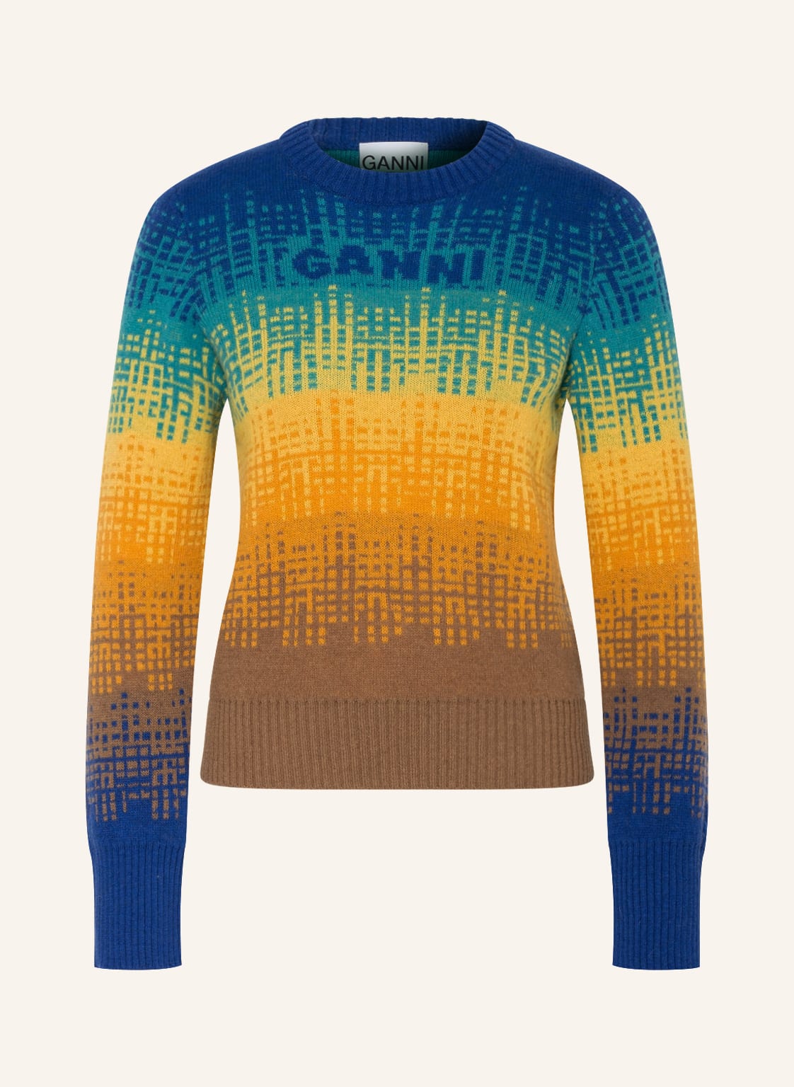 Image of Ganni Pullover blau