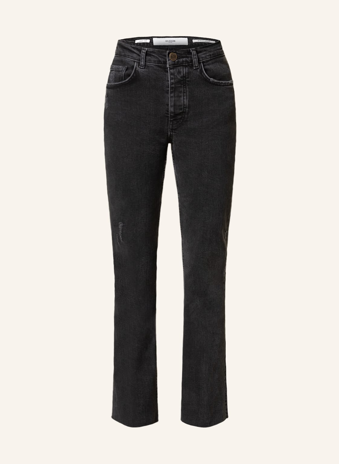 Image of Goldgarn Denim Flared Jeans Lindenhof schwarz