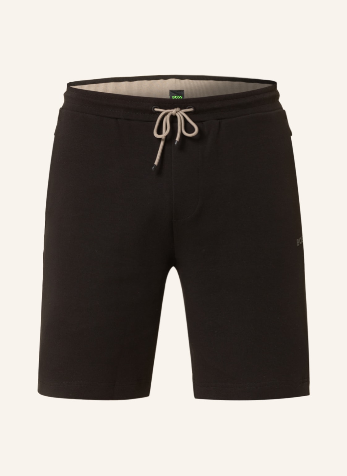 Image of Boss Sweatshorts Headlo Mit Galonstreifen schwarz