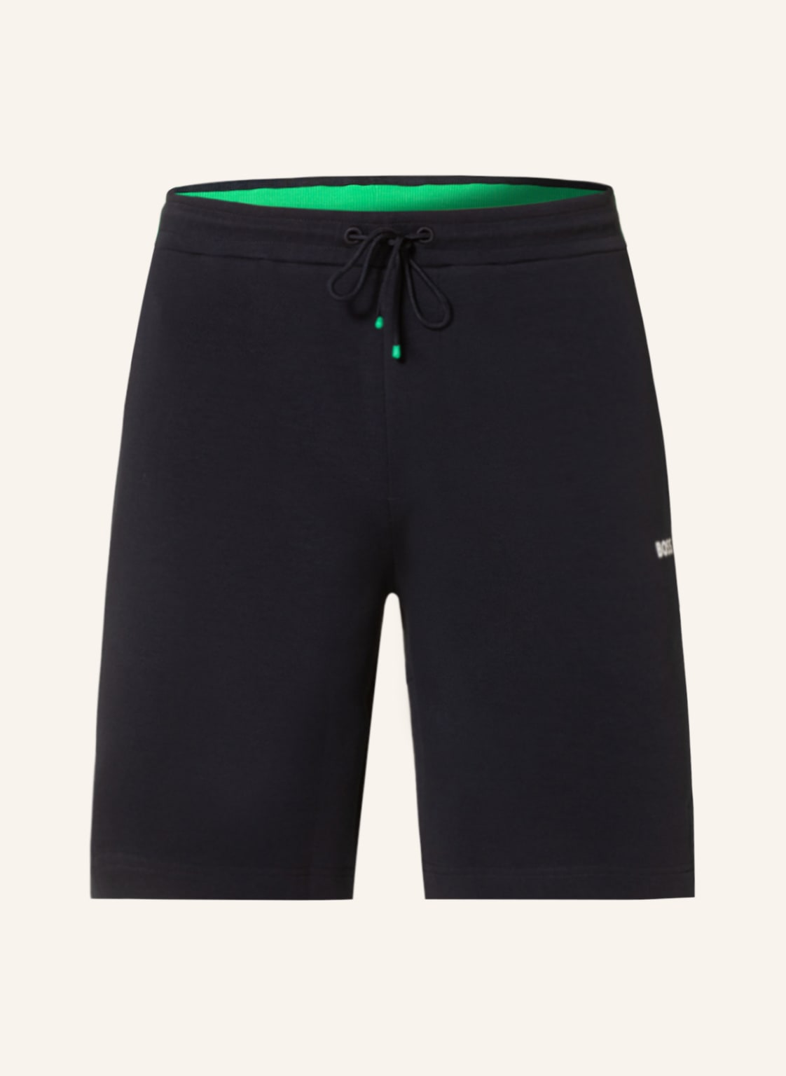 Image of Boss Sweatshorts Headlo Mit Galonstreifen blau