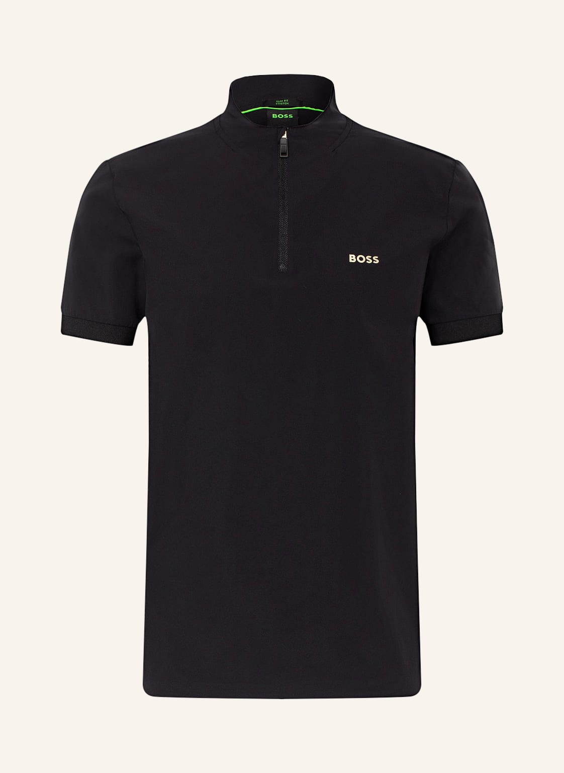 Image of Boss Funktions-Poloshirt Pariq schwarz