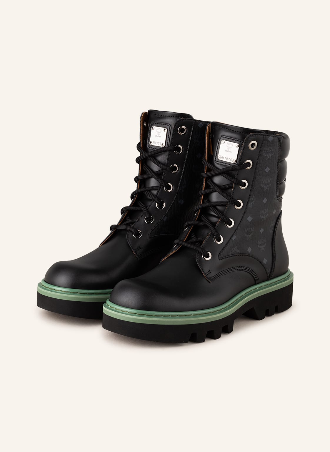 Image of Mcm Schnürboots schwarz