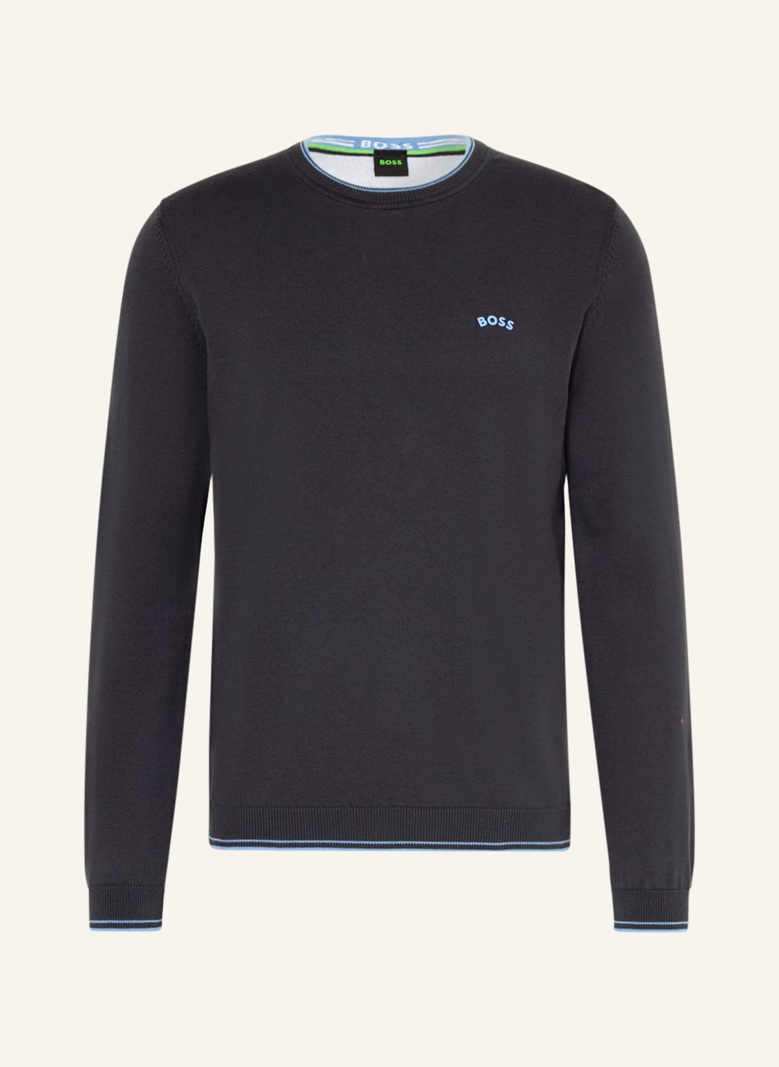 Image of Boss Pullover Ritom blau