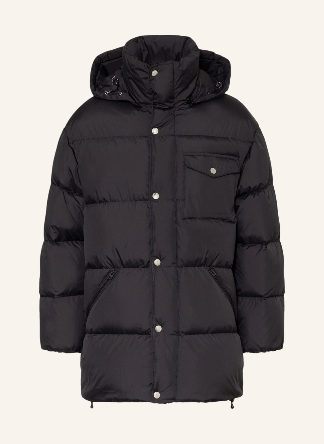 Image of Marc O'polo Oversized-Daunenjacke Mit Abnehmbarer Kapuze schwarz