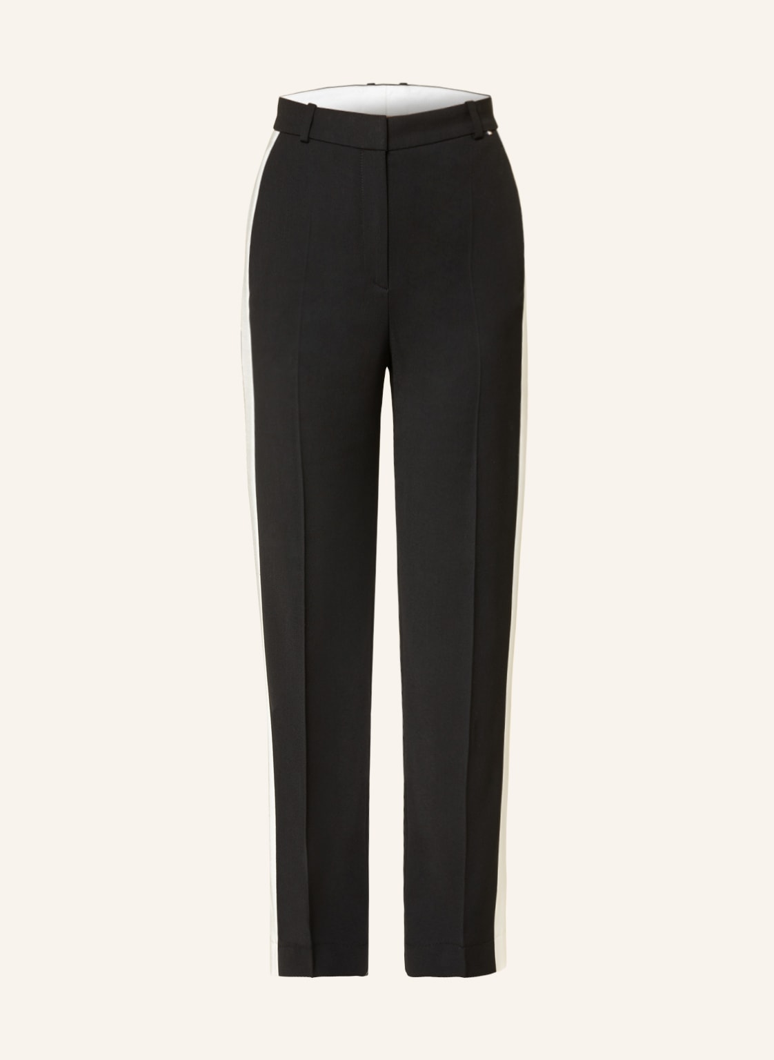 Image of Boss Marlenehose Ticonia Mit Galonstreifen schwarz