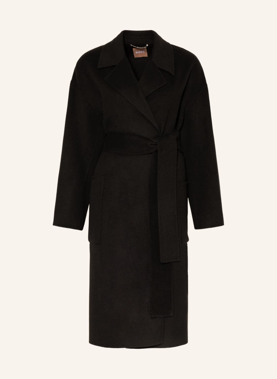 Image of Boss Wollmantel Coletti schwarz