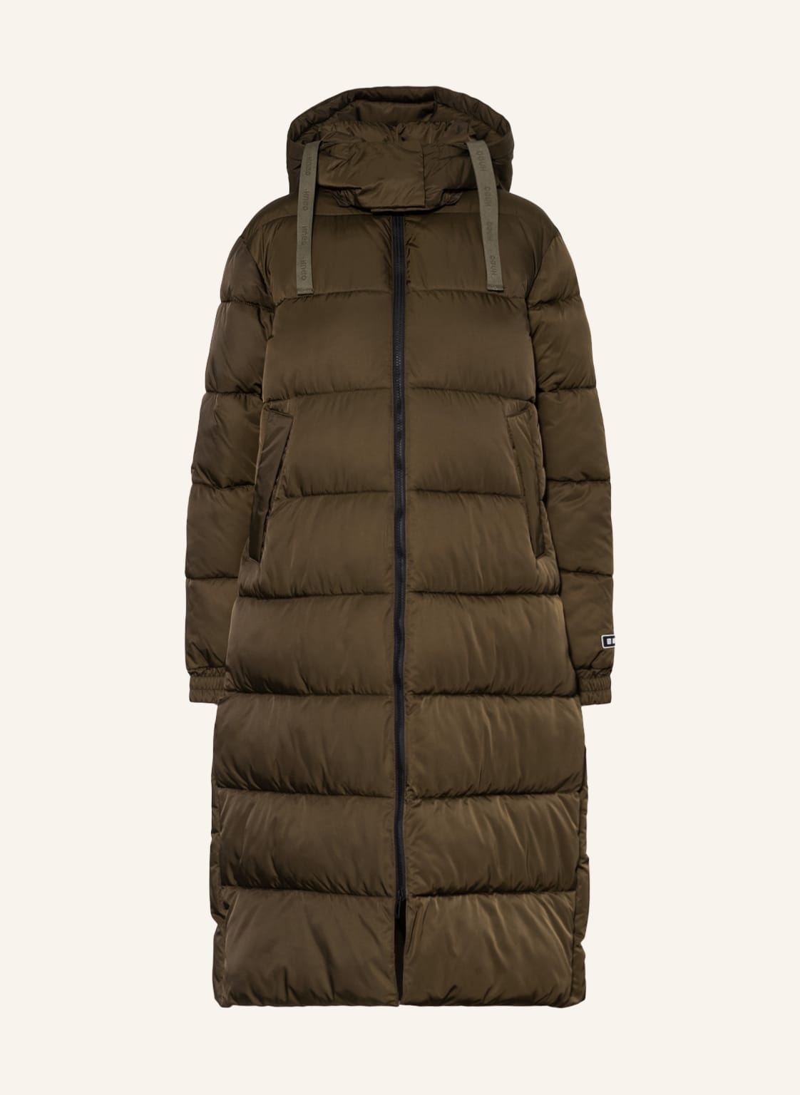 Image of Hugo Steppmantel Favina Mit Abnehmbarer Kapuze gruen