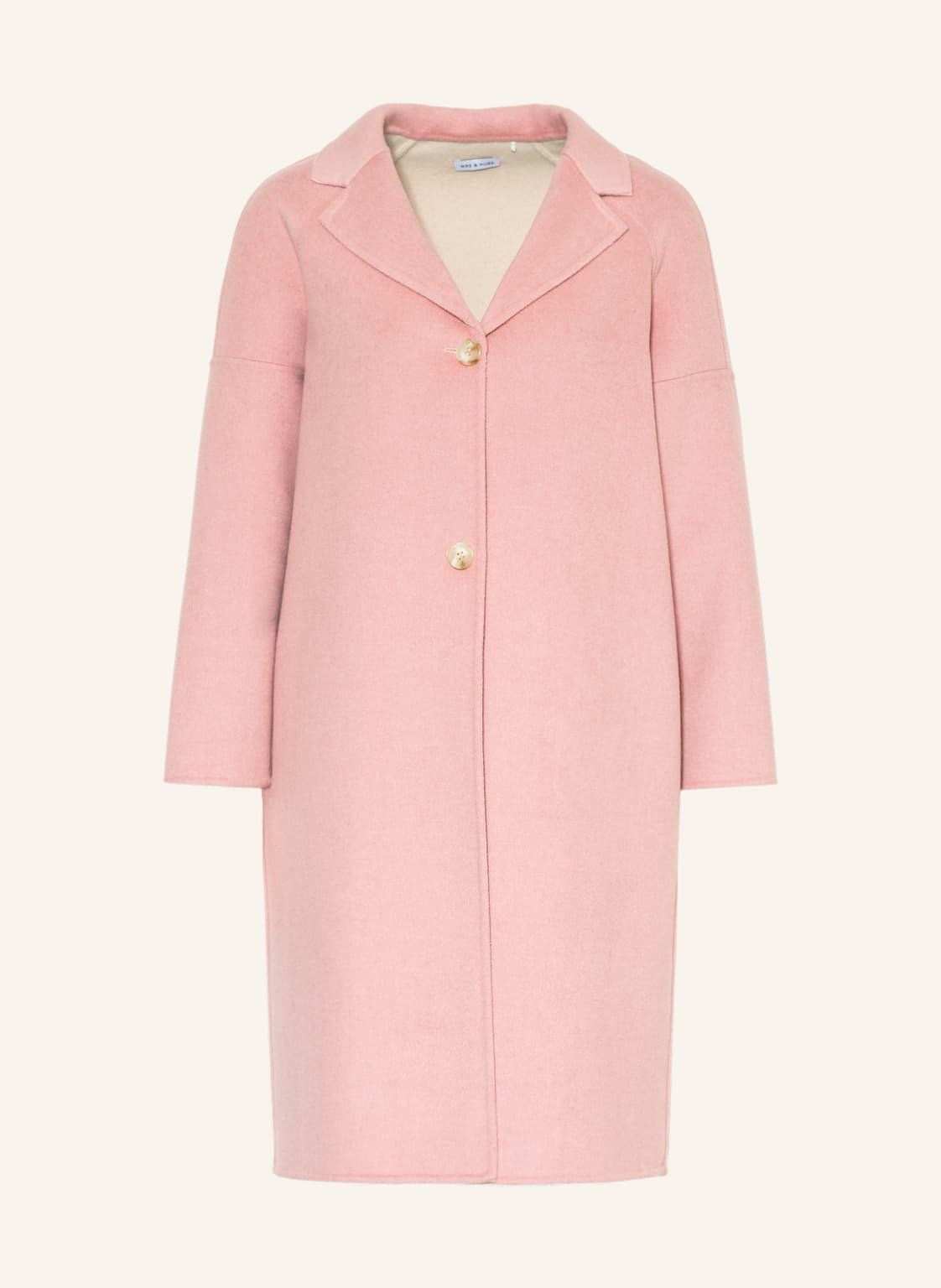 Image of Mrs & Hugs Wollmantel rosa