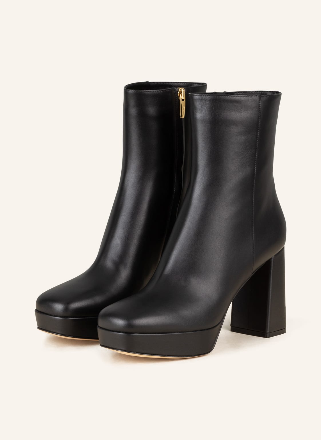 Image of Gianvito Rossi Plateau-Stiefeletten Daisen schwarz