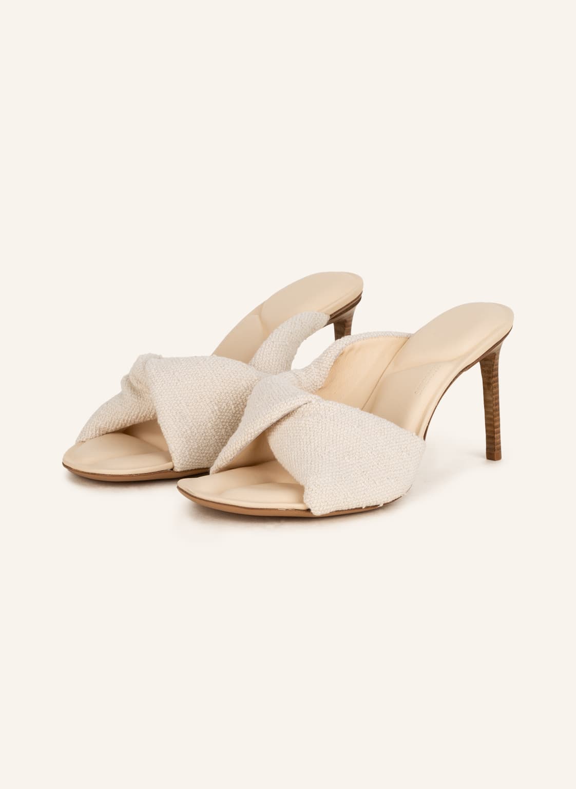 Image of Jacquemus Mules Les Mules Bagnu weiss