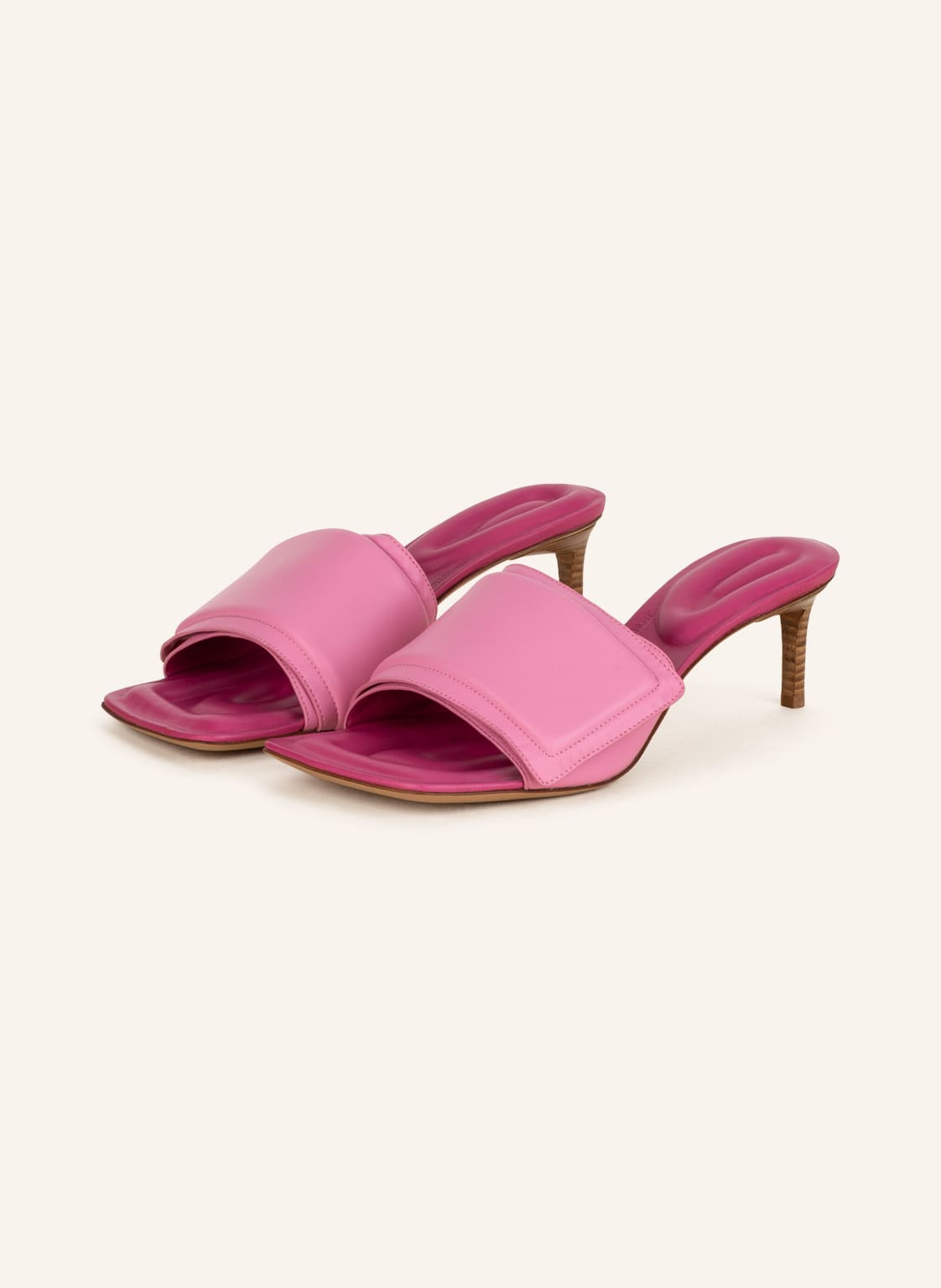 Image of Jacquemus Mules Les Mules Piscine rosa