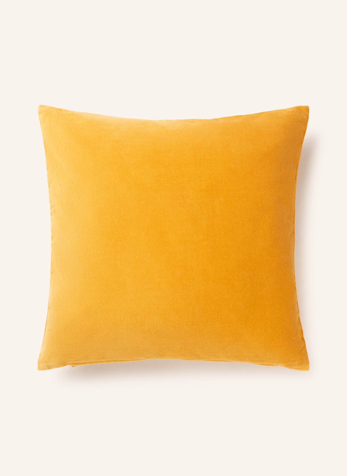 Image of Eb Home Samt-Dekokissenhülle gelb