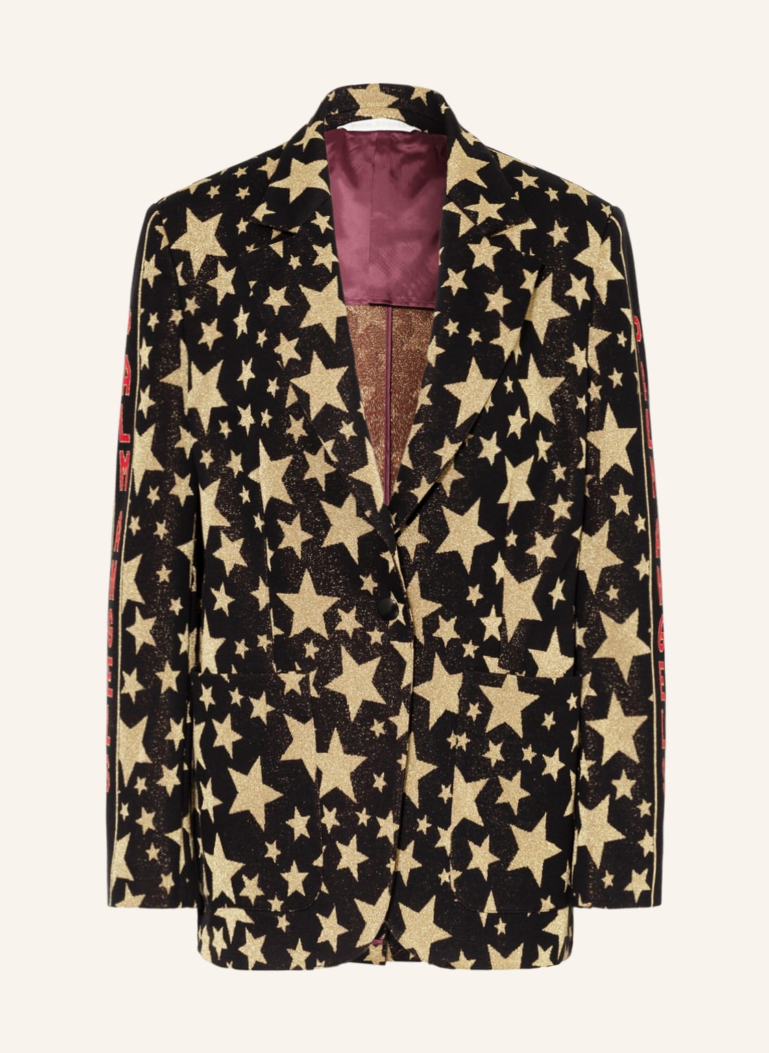 Image of Palm Angels Blazer Mit Glitzer schwarz