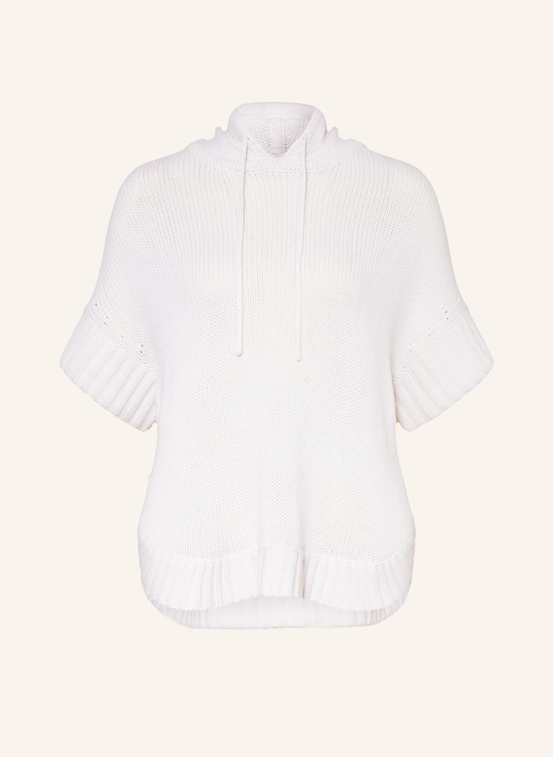 Image of Herzen's Angelegenheit Strick-Hoodie weiss