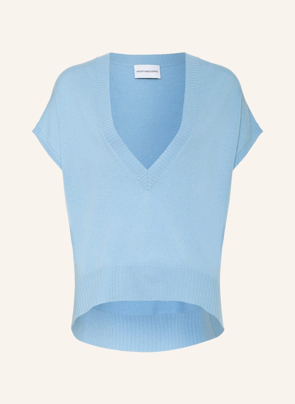 Image of Herzen's Angelegenheit Pullunder Mit Cashmere blau