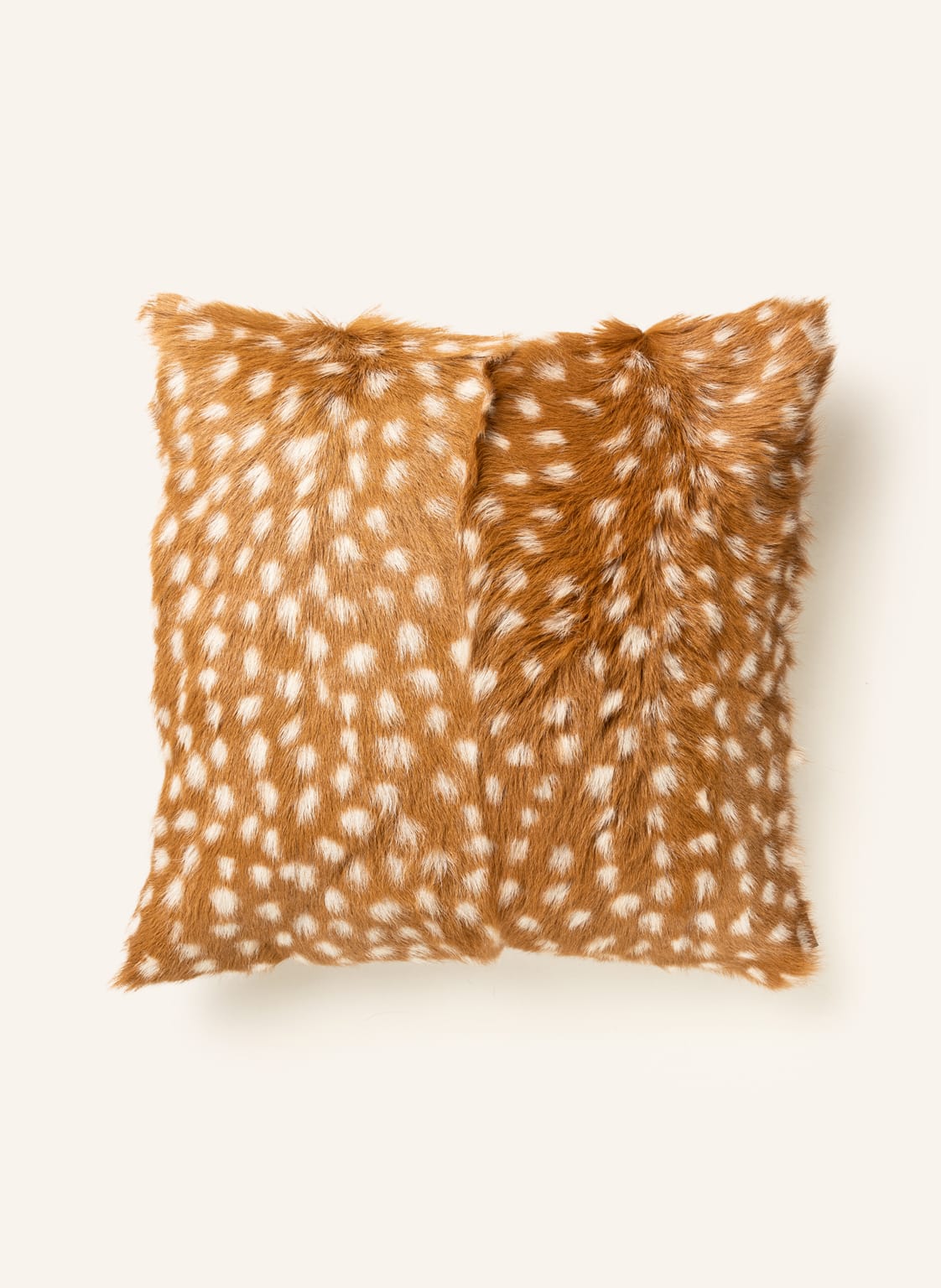 Image of Pad Dekokissenhülle Aus Echtfell braun