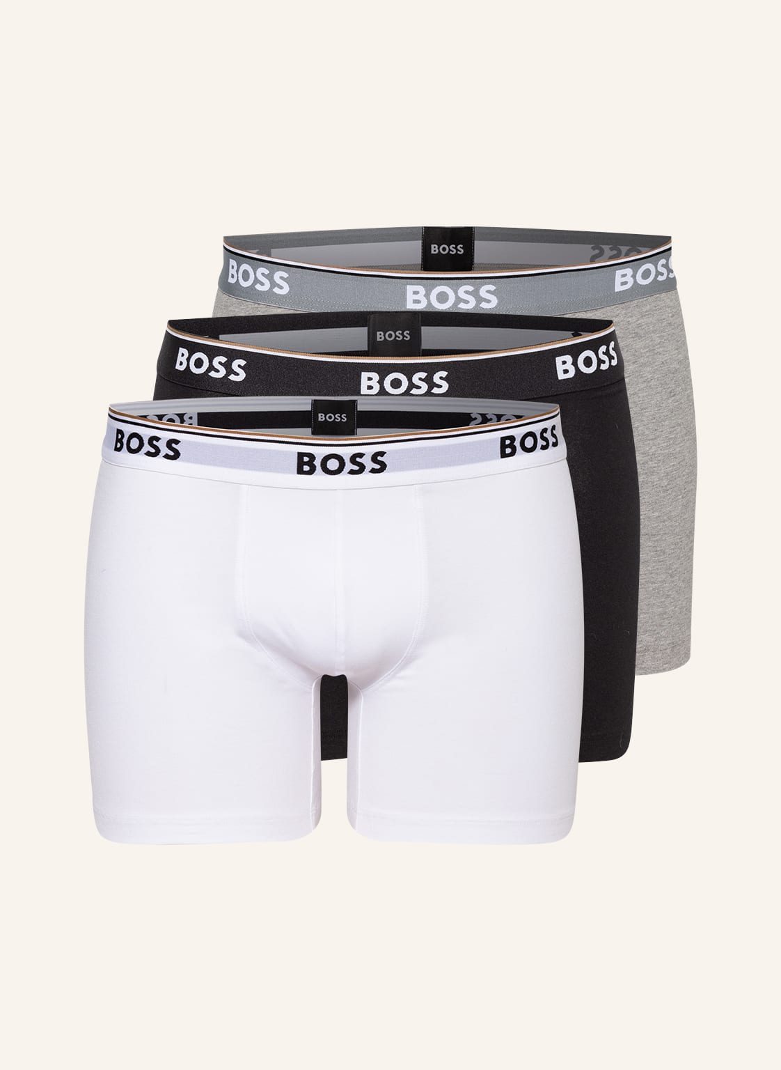 Image of Boss 3er-Pack Boxershorts weiss