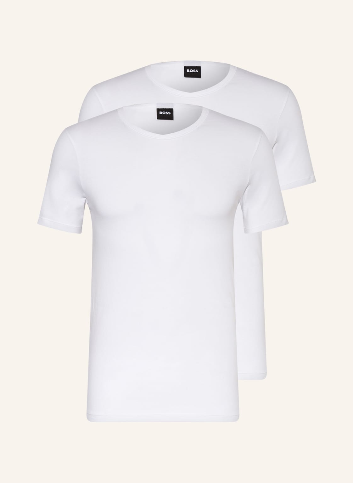 Image of Boss 2er-Pack T-Shirts Modern weiss