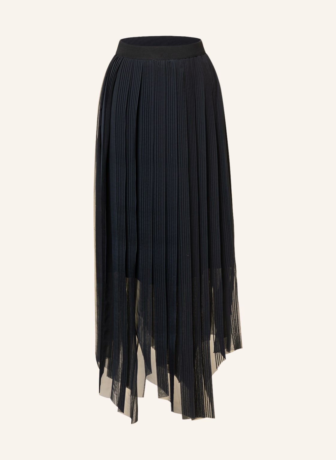 Image of Peserico Plisseerock blau