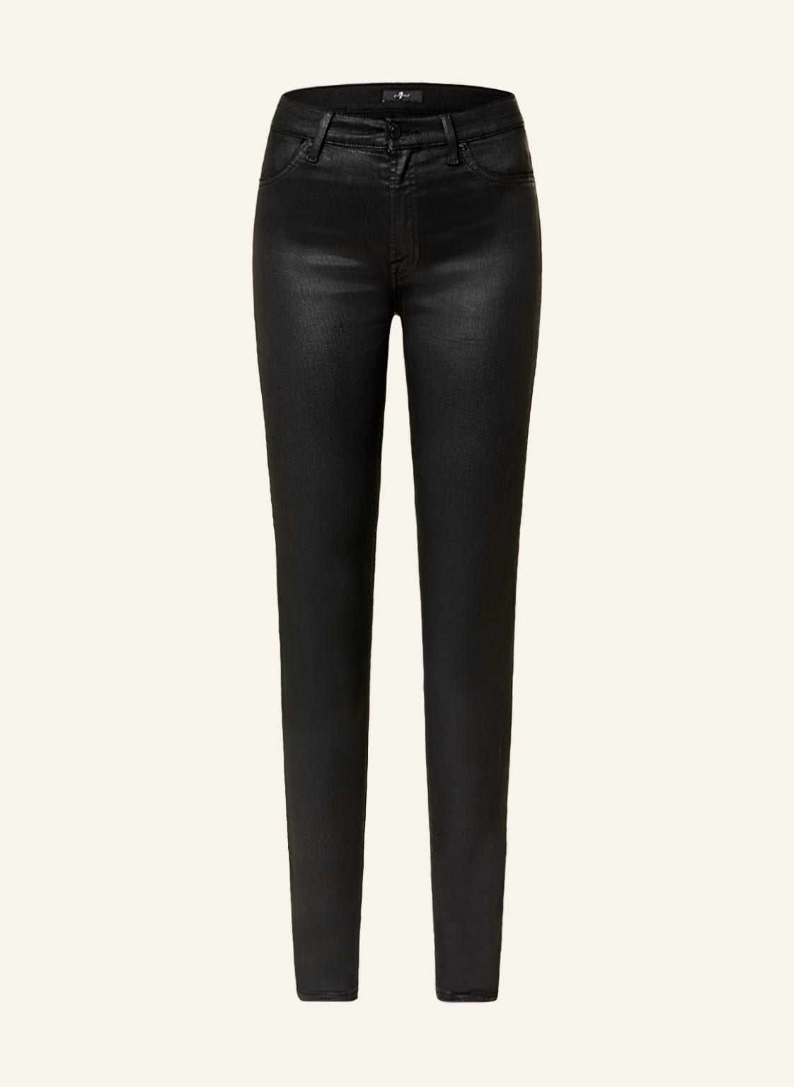 Image of 7 For All Mankind Coated Jeans Slim Illusion schwarz