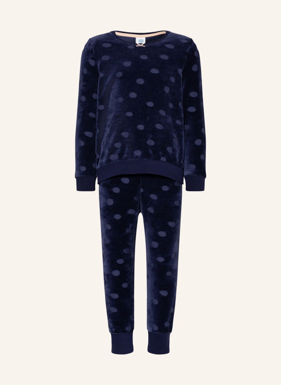 Image of Sanetta Schlafanzug Aus Nicki blau