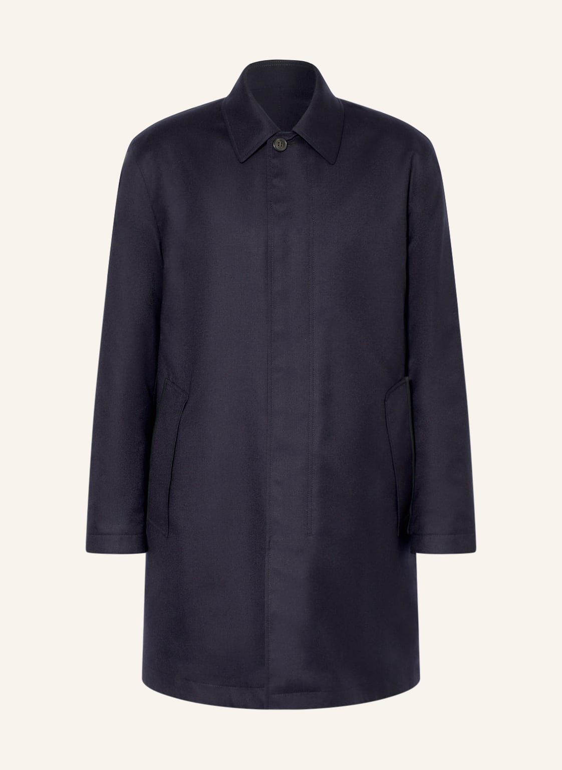 Image of Zegna Mantel Zum Wenden blau