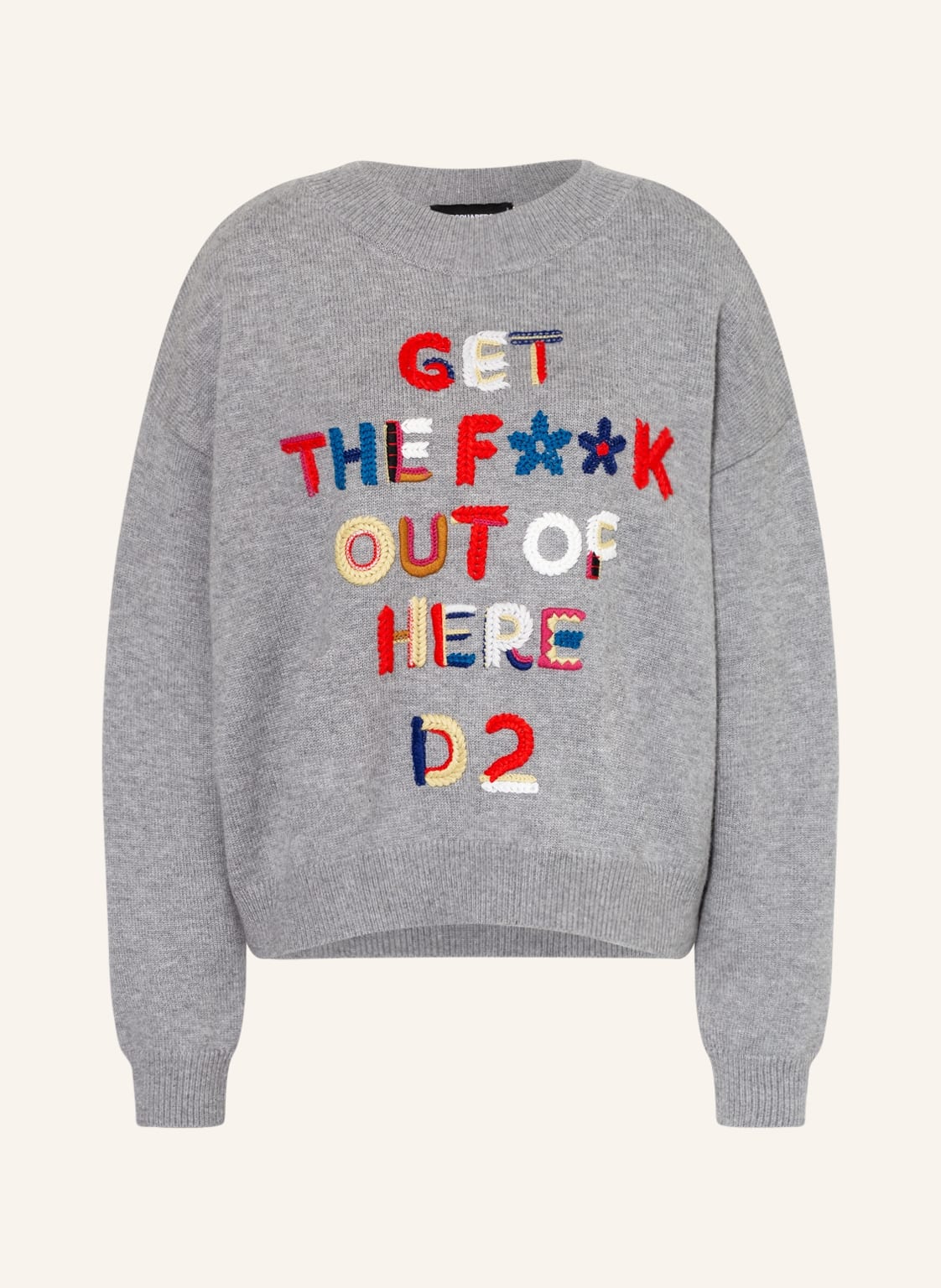 Image of dsquared2 Oversized-Pullover grau