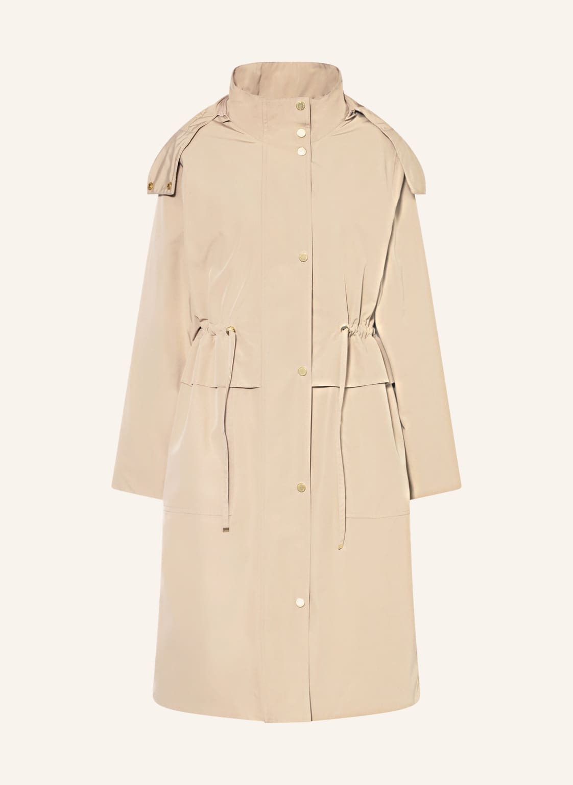 Image of Barbour Parka Lotte Mit Abnehmbarer Kapuze beige