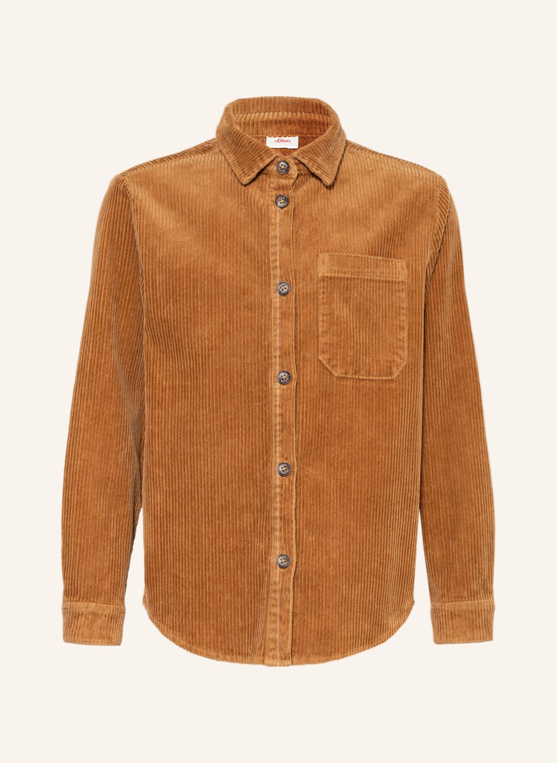 Image of S.Oliver Red Cordhemd braun