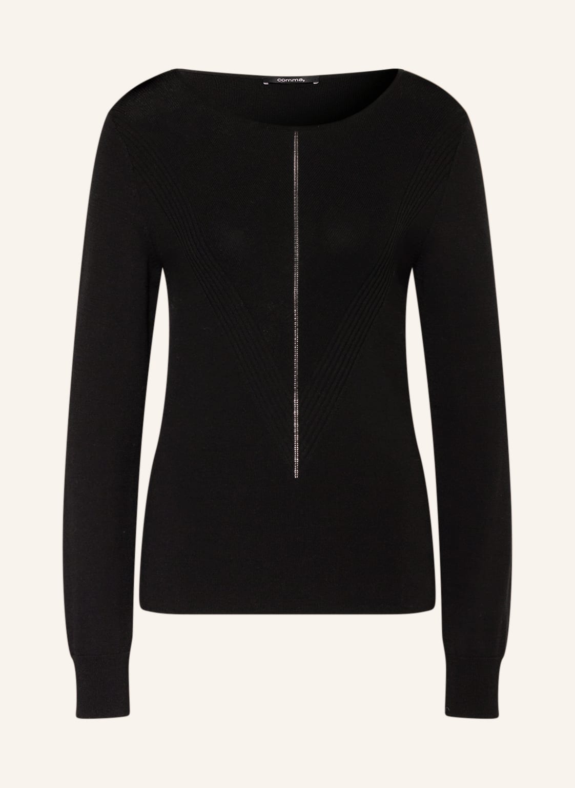 Image of Comma Pullover schwarz