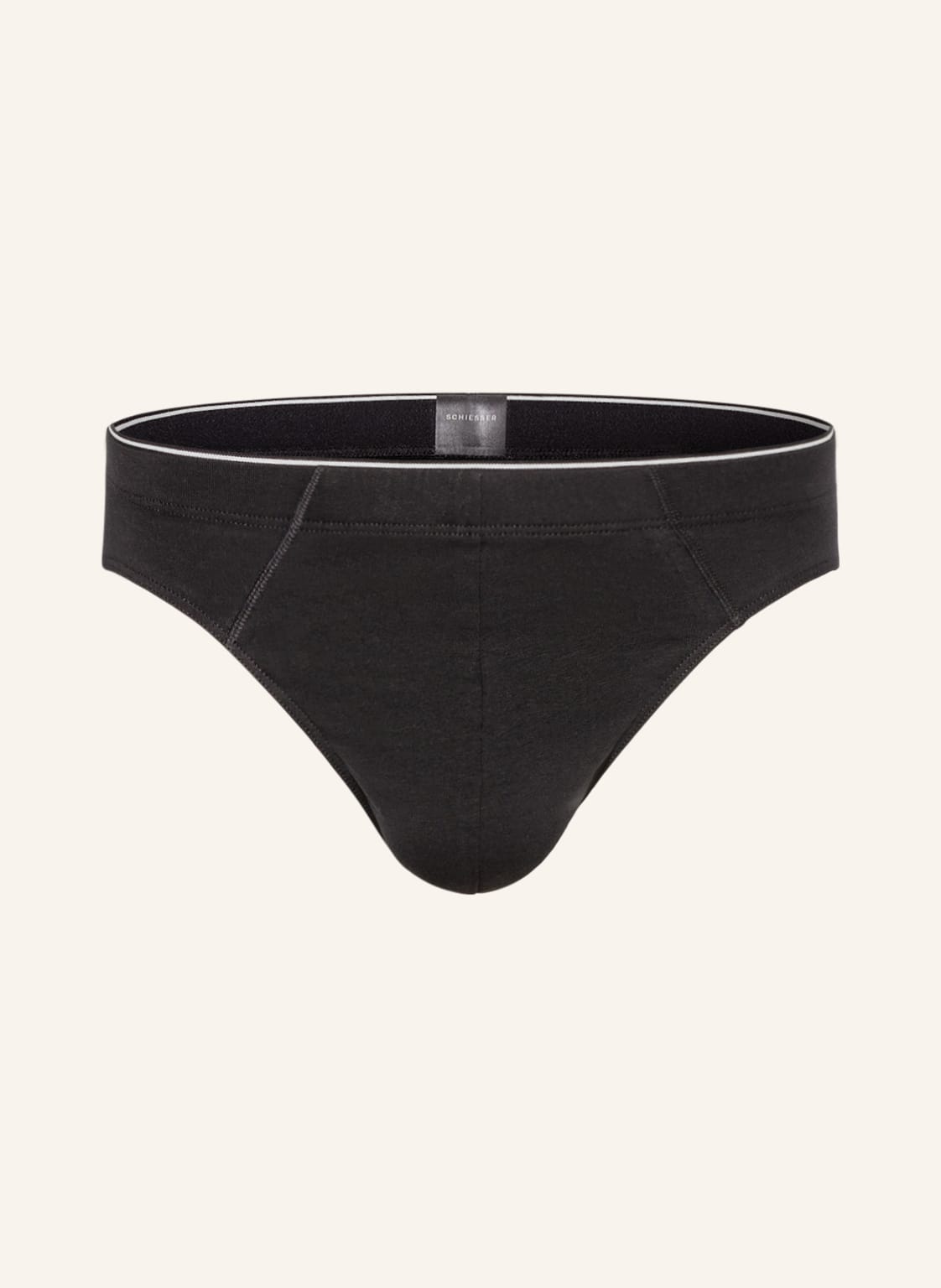 Image of Schiesser Slip Supermini schwarz