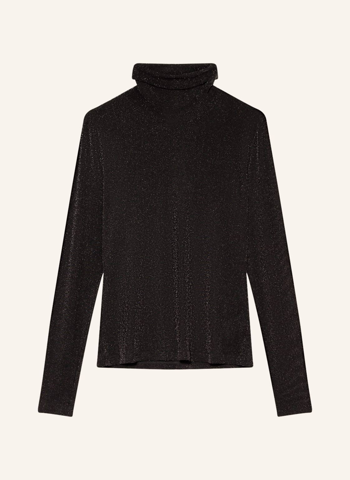 Image of Darling Harbour Longsleeve Mit Glitzergarn schwarz