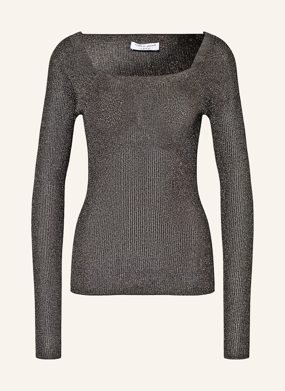 Image of Tiger Of Sweden Pullover Evelinies Mit Glitzergarn gold