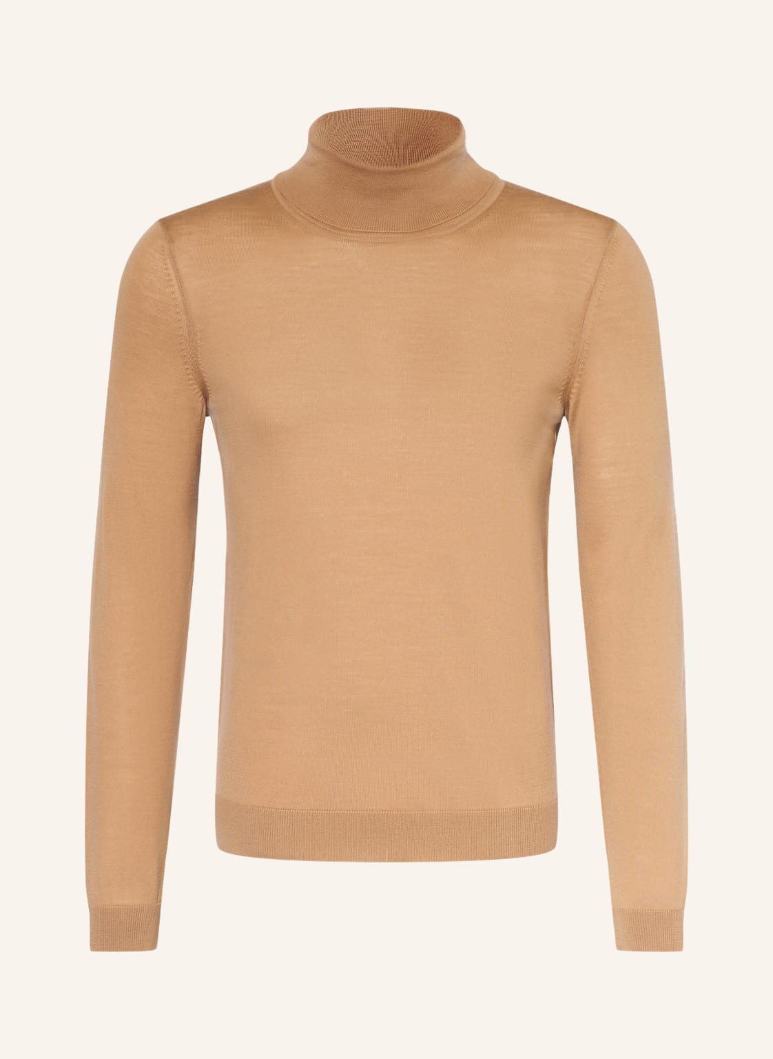 Image of Boss Rollkragenpullover Musso beige