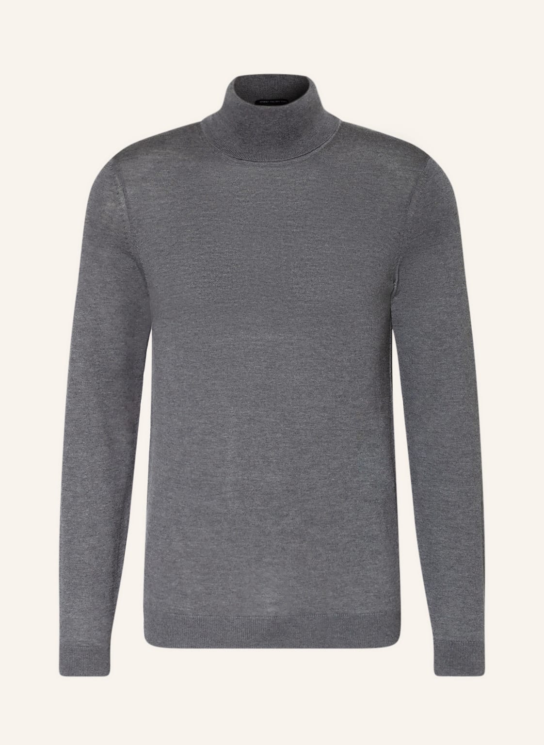 Image of Boss Rollkragenpullover Musso grau