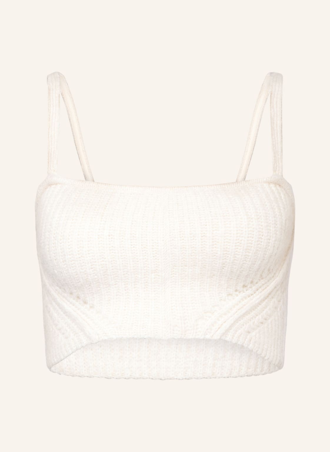 Image of Remain Birger Christensen Stricktop Riggy weiss