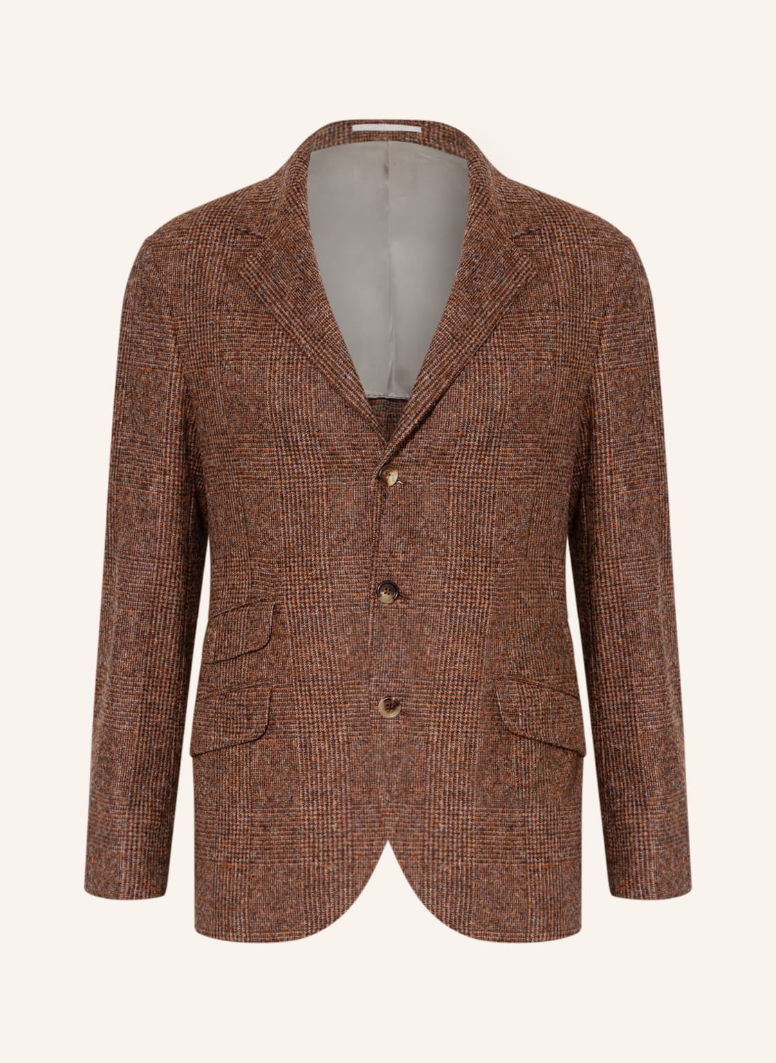 Image of Brunello Cucinelli Sakko Extra Slim Fit Mit Alpaka braun