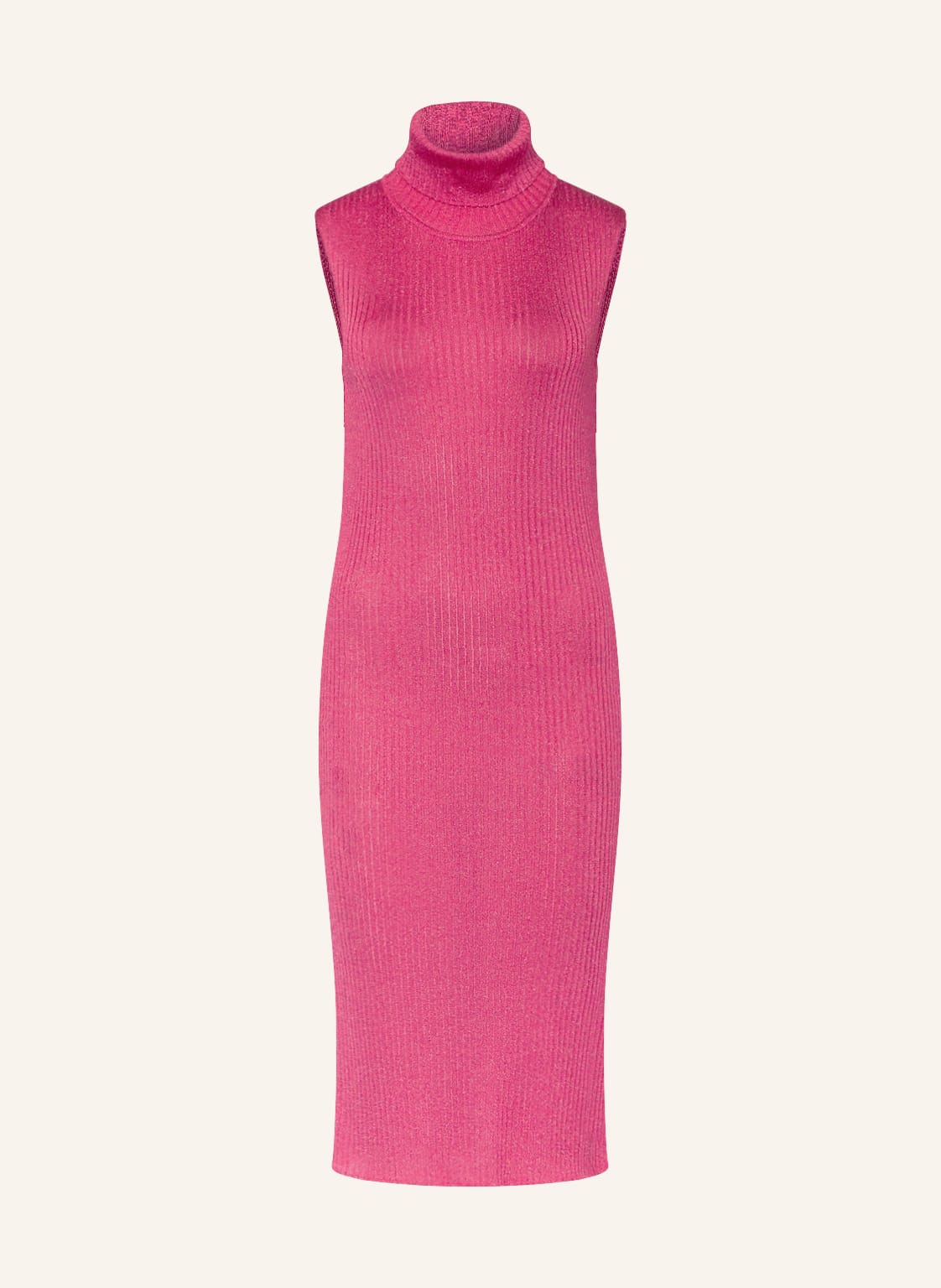 Image of Mrs & Hugs Strickkleid Mit Glitzergarn pink