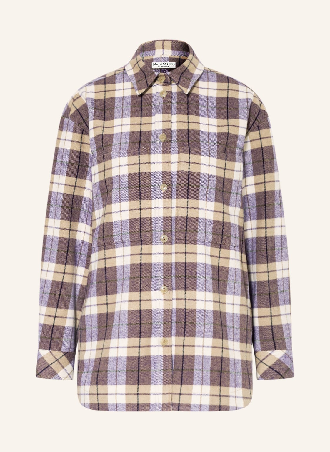 Image of Marc O'polo Overshirt violett