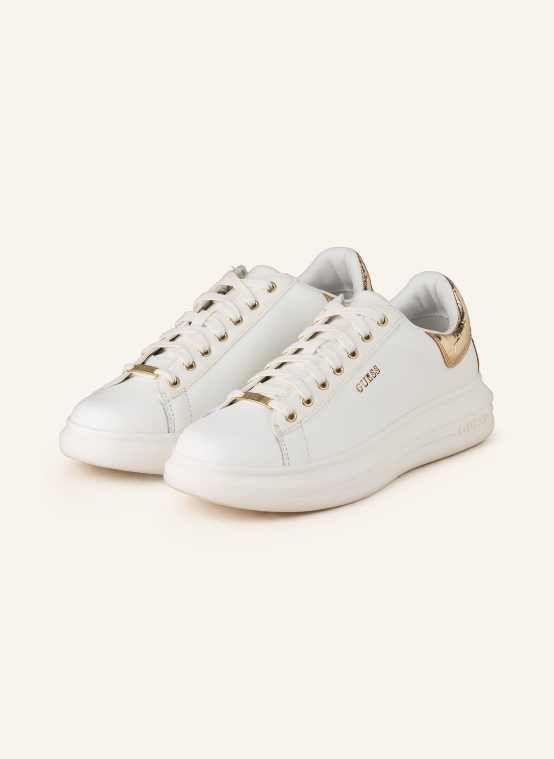 Image of Guess Sneaker Vibo gold