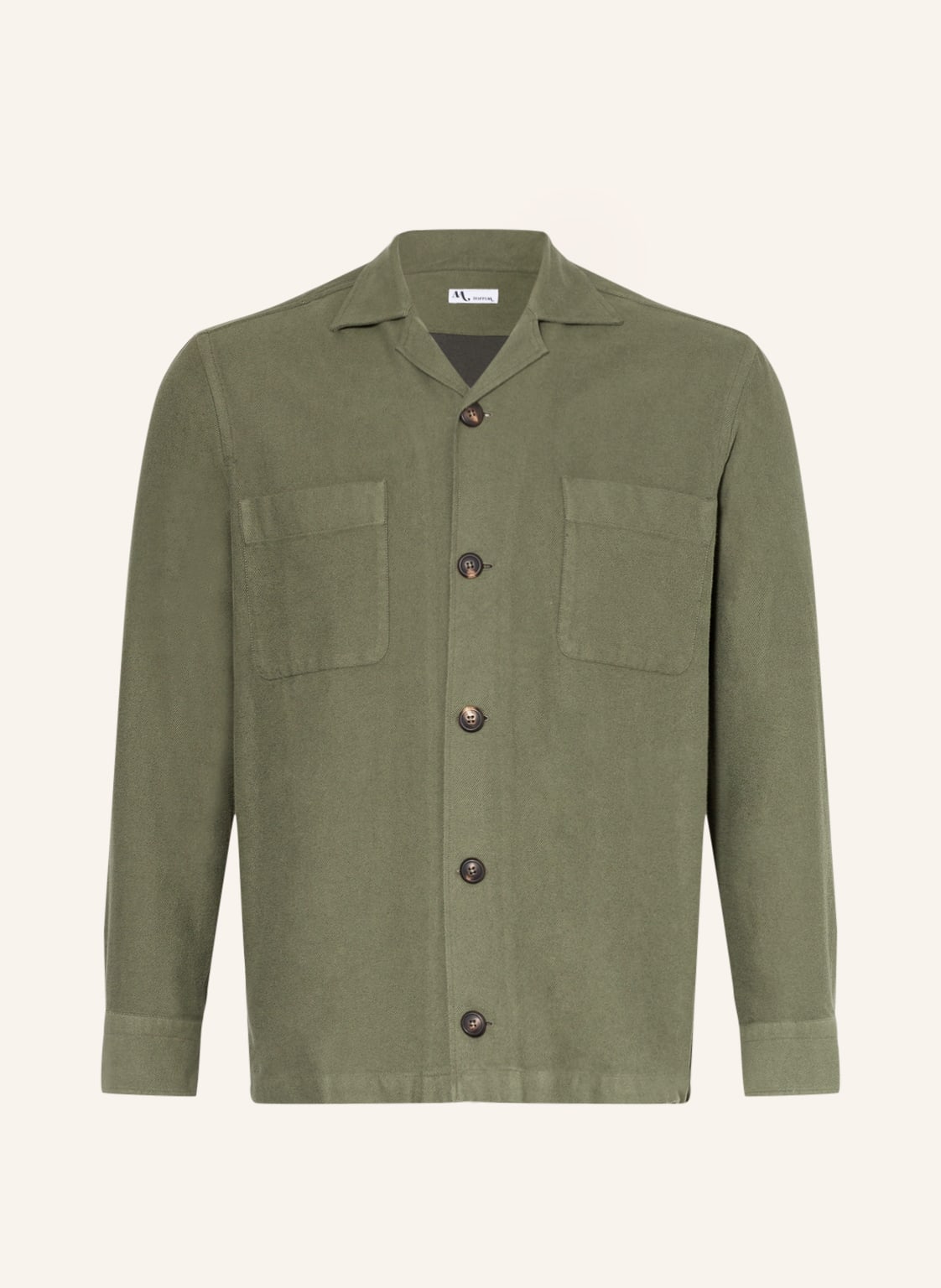 Image of Doppiaa Overshirt Aabba gruen