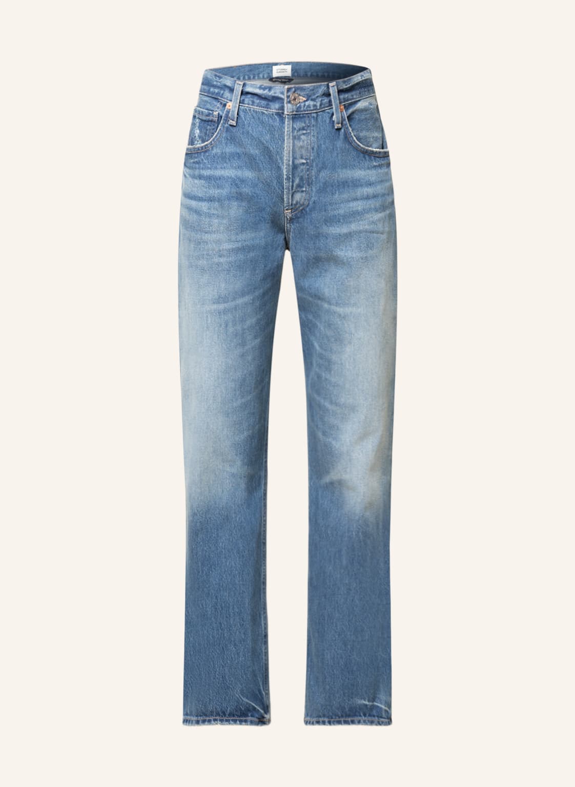 Image of Citizens Of Humanity Straight Jeans Neve blau