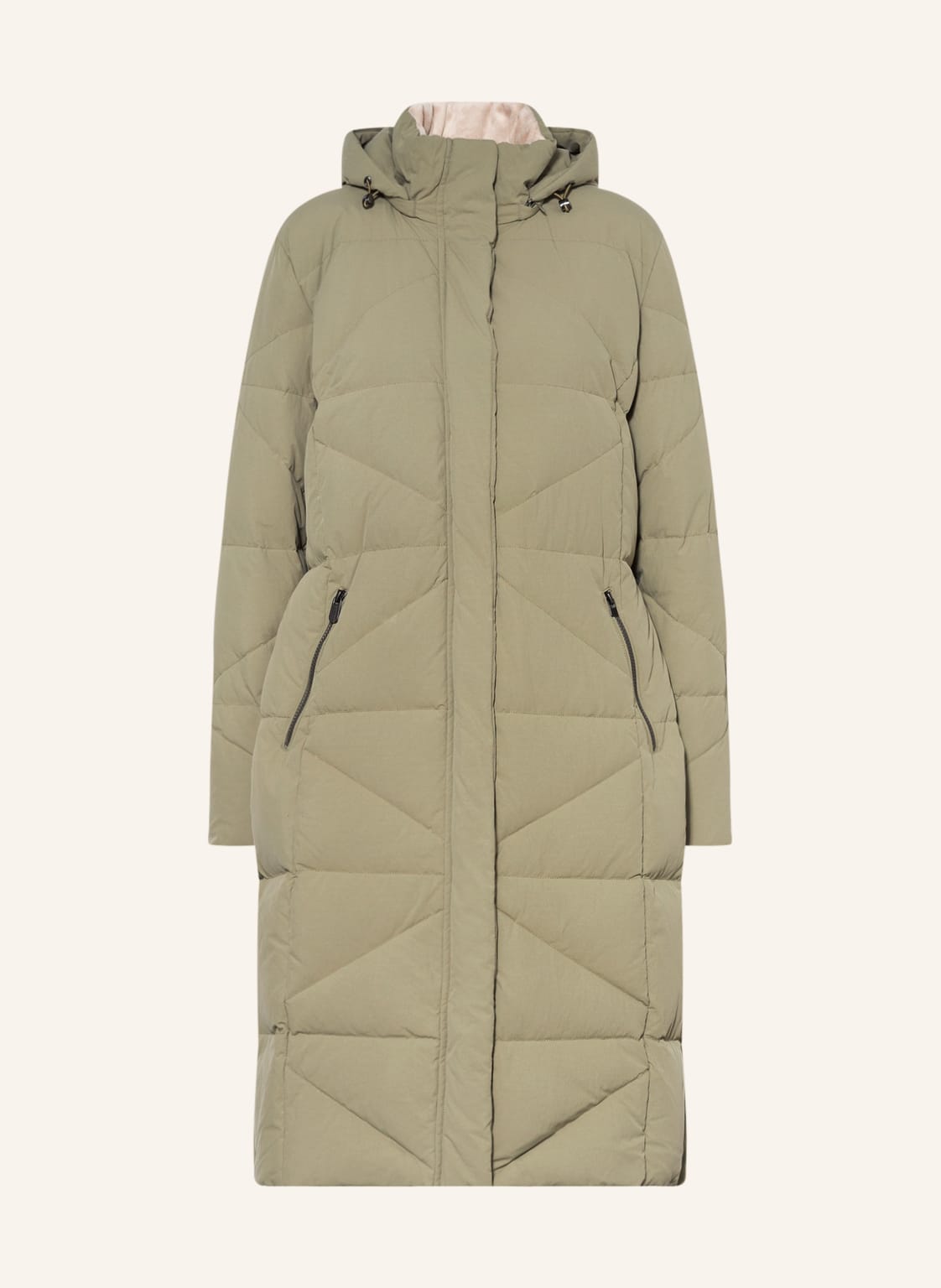 Image of Comma Casual Identity Daunenmantel Mit Abnehmbarer Kapuze gruen