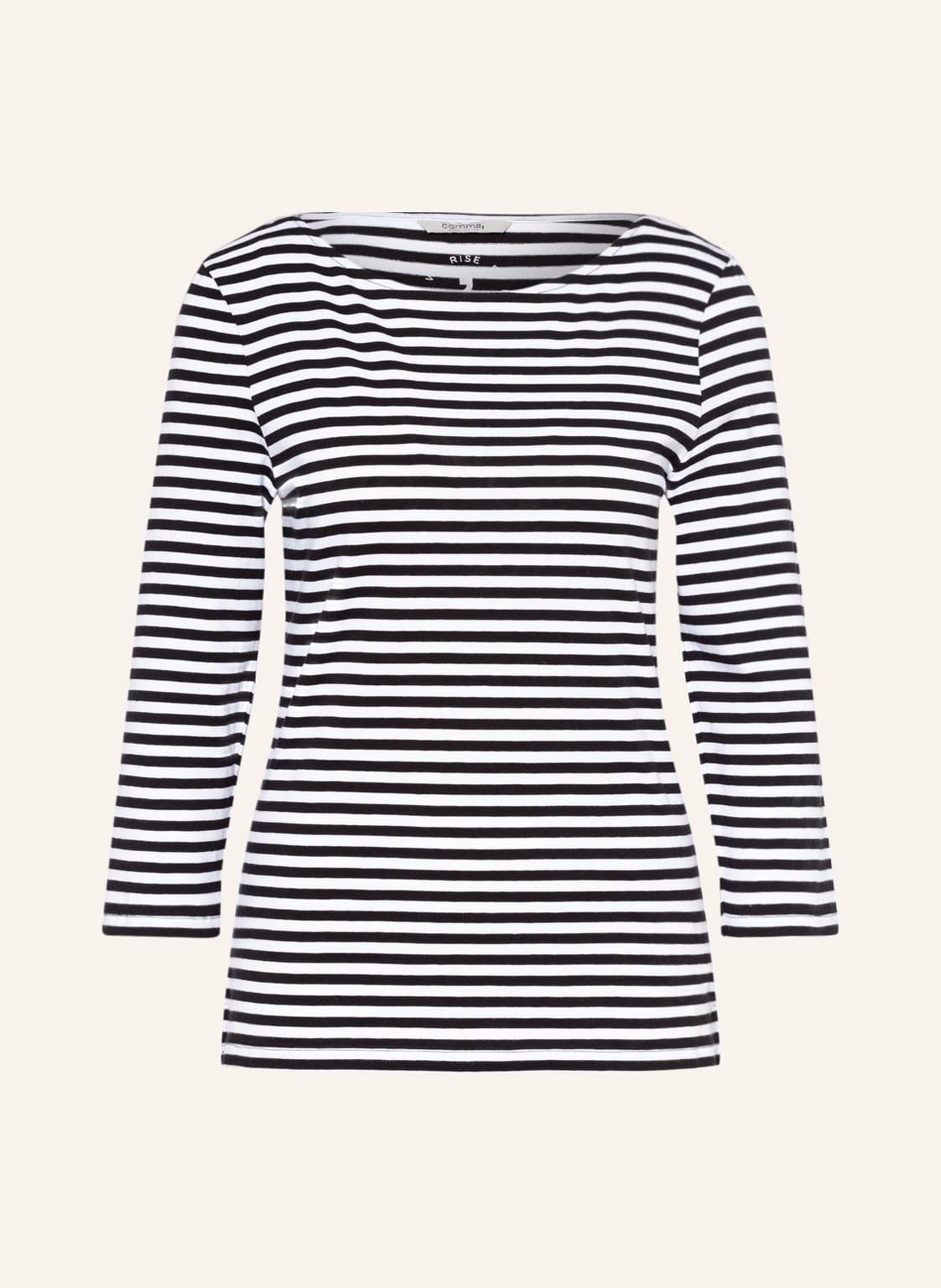 Image of Comma Casual Identity Shirt Mit 3/4-Arm schwarz