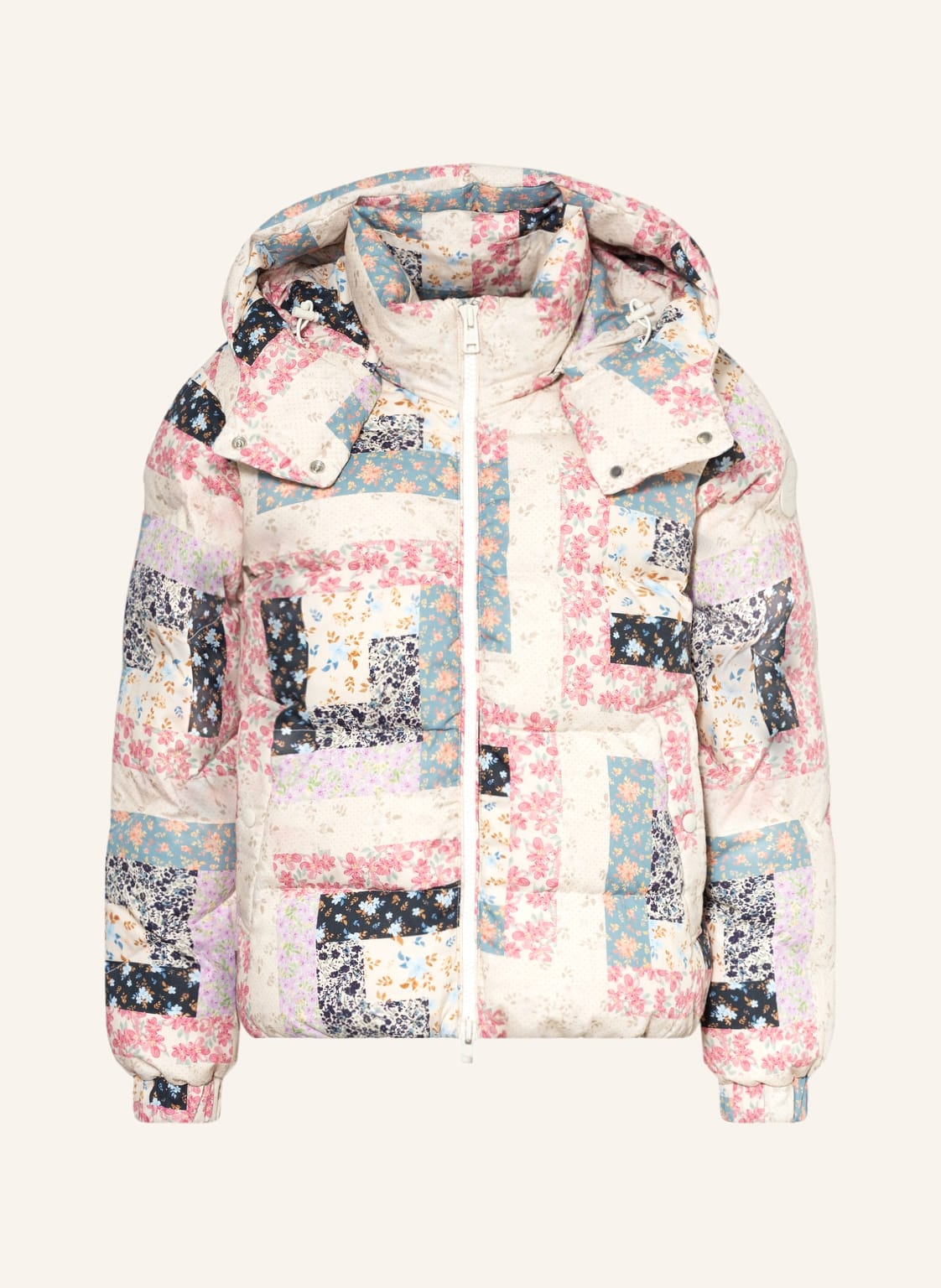 Image of Woolrich Daunenjacke Pennsylvania Mit Abnehmbarer Kapuze weiss