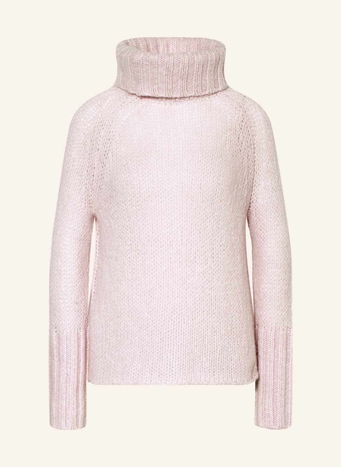 Image of Mrs & Hugs Rollkragenpullover rosa